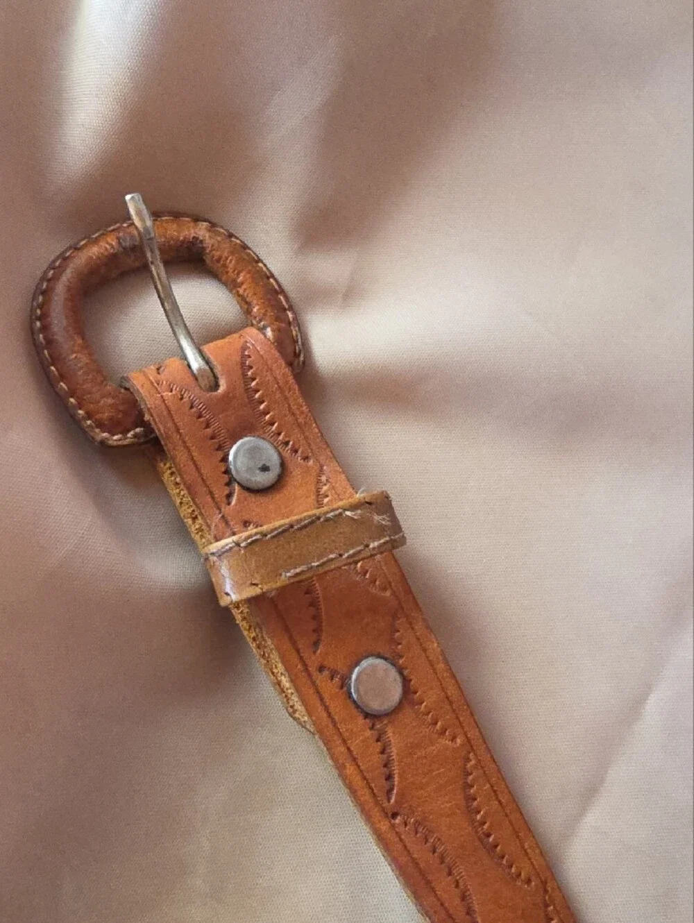 Classic Men's Brown Leather Belt